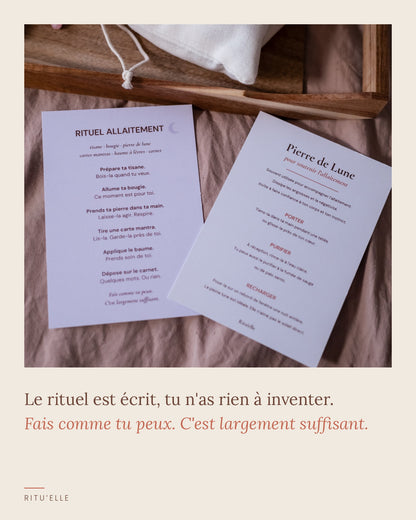 Fiche Rituel allaitement du coffret Ritu'elle