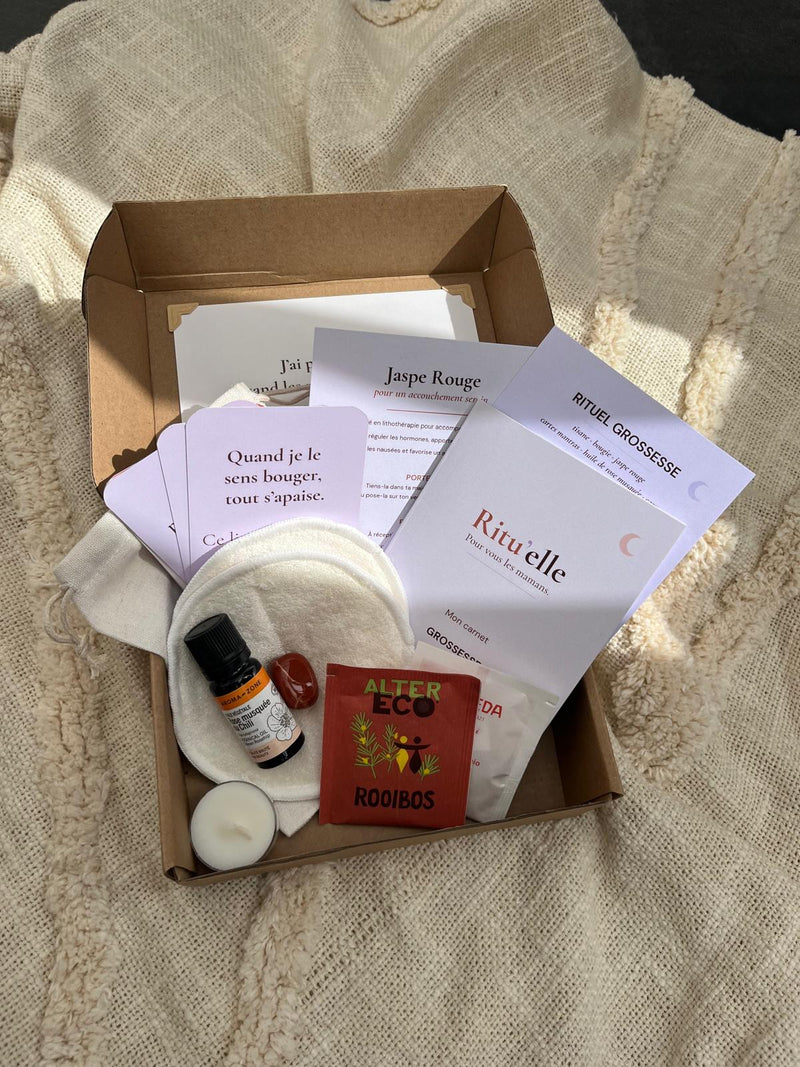 Coffret grossesse Ritu'elle, vue d'ensemble