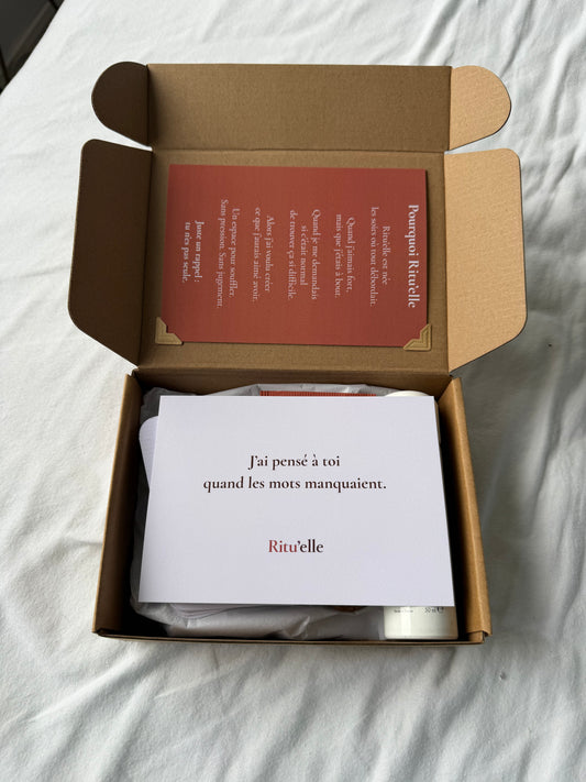 Ritu’elle — J’ai pensé à toi quand tout tourne autour de bébé.